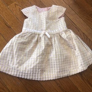Pink/Gold Baby Dress, size 6-9 months